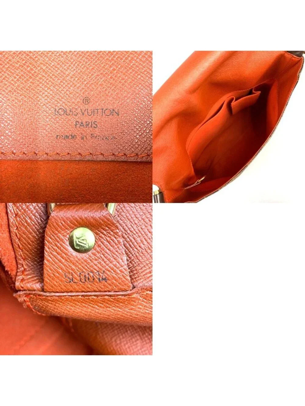 Louis Vuitton Damier Musette Shoulder Bag Brown